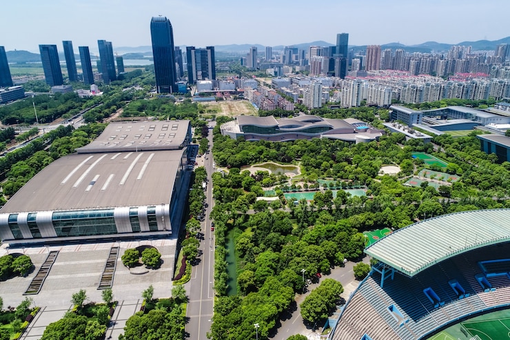 免費 Photo 城市的摩天大