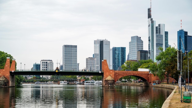 Cityscape of Frankfurt Downtown Germany – Free Stock Photos