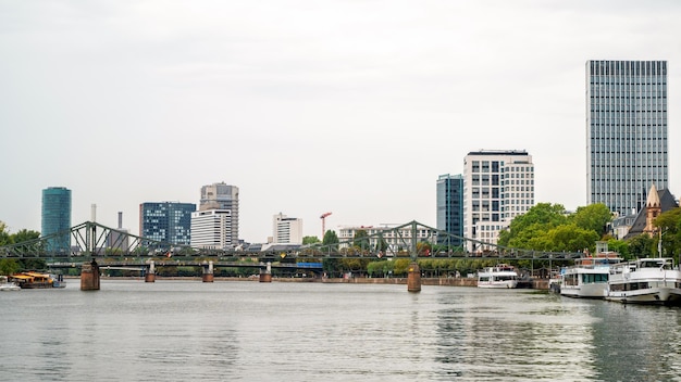 Cityscape of Frankfurt downtown Germany