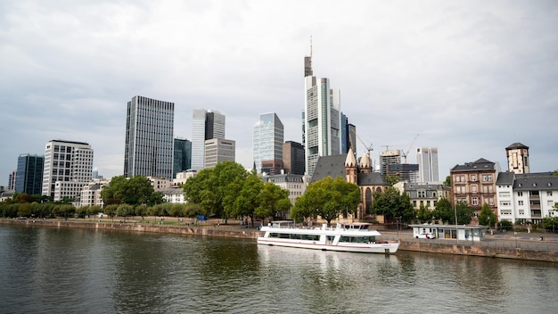 Cityscape of Frankfurt downtown Germany