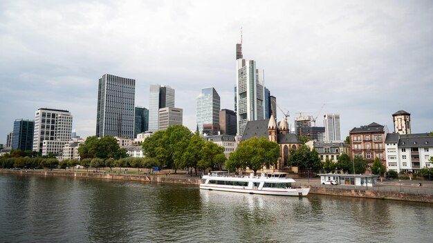 Cityscape of Frankfurt downtown Germany