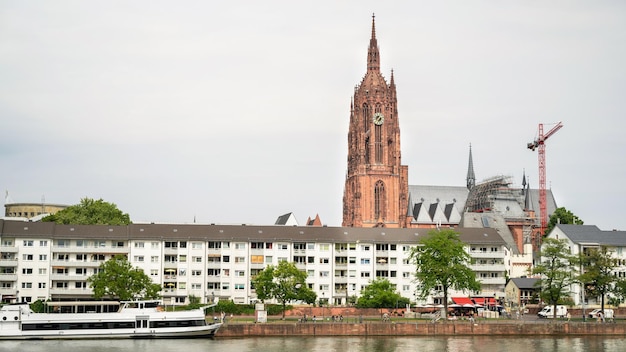 Cityscape of Frankfurt downtown Germany