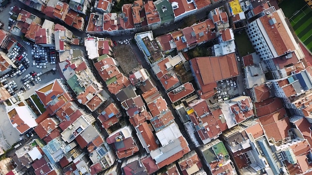 Городской пейзаж Стамбул, Турция. С высоты птичьего полета
