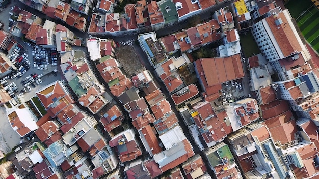 都市の景観イスタンブール、トルコ。航空写真