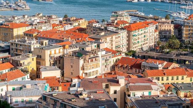 Free photo cityscape of sanremo italy