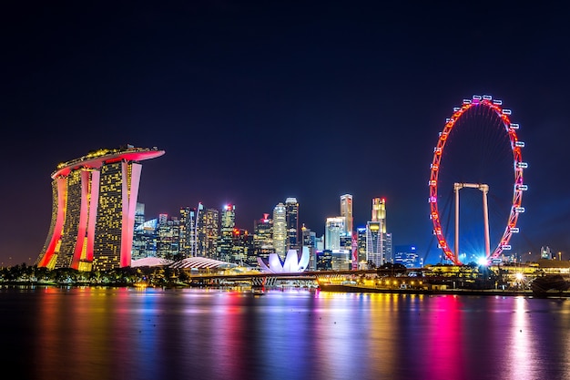 Cityscape in Singapore.