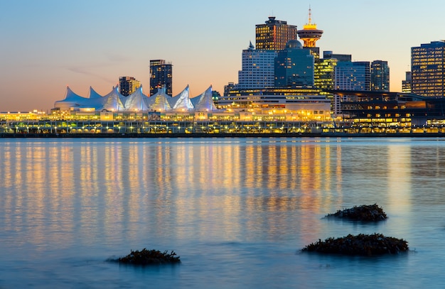 Cityscape view at night