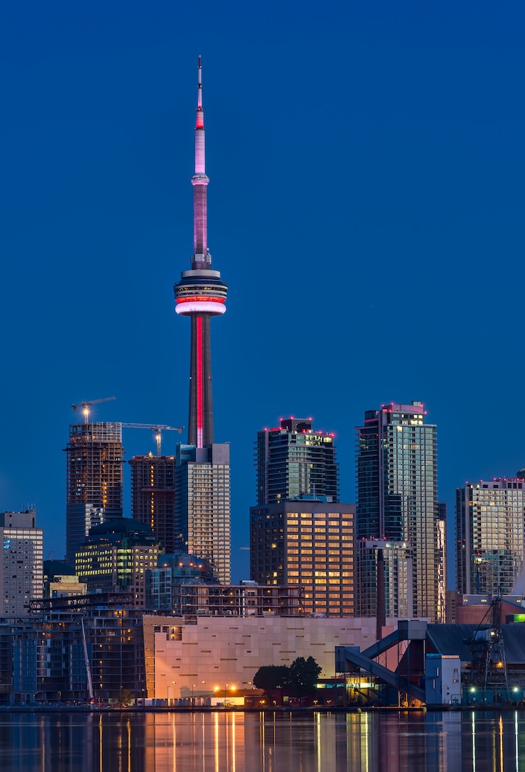 Бесплатный Фотография городской пейзаж с cn tower