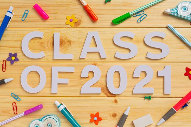 2021年のクラスおめでとう卒業生