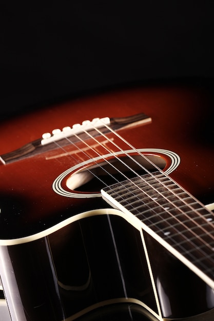 Free photo classic acoustic guitar