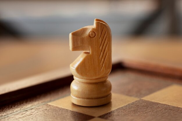 Classic chess board still life