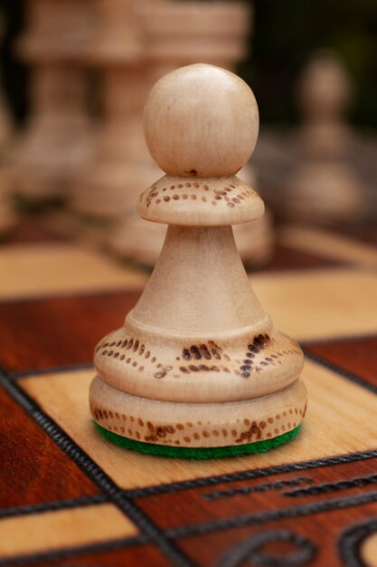 Classic chess board still life