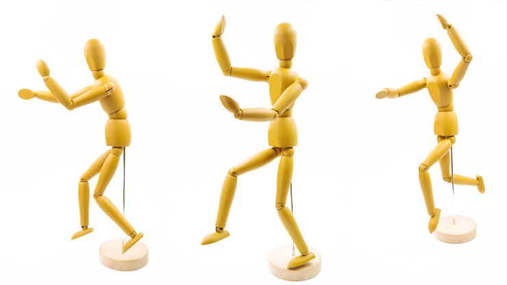 Free Photo classic dummy with different postures