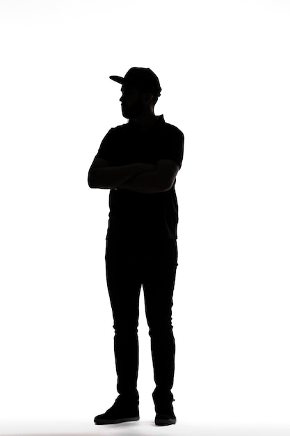 Human Silhouette Standing Images - Free Download on Freepik