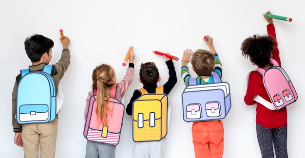 Compagni di classe borsa degli amici educazione scolastica