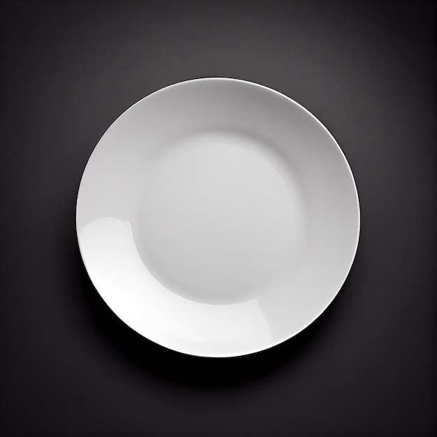 Free photo clean plate simple food gourmet meal served generated by ai