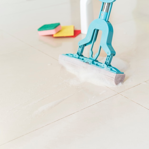 Cleaning concept with mop