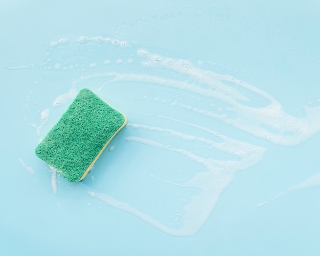 Cleaning concept with sponge