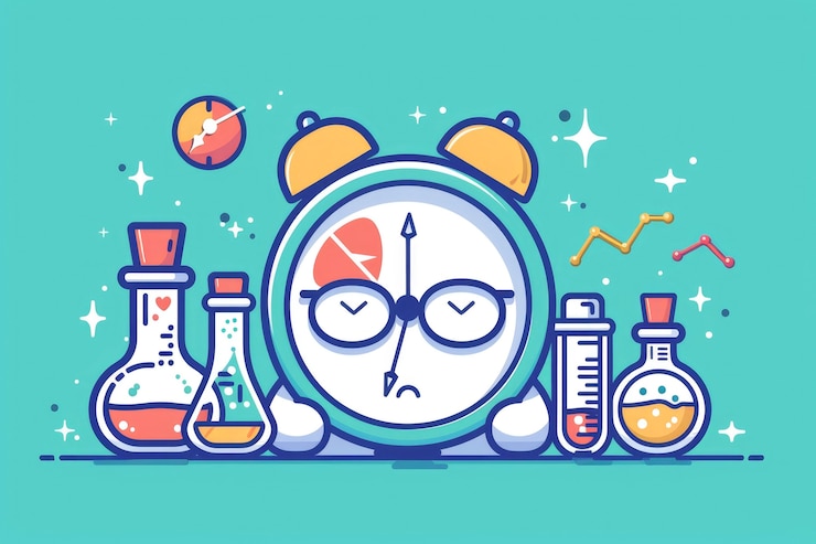 Free Photo clock cartoon illustration