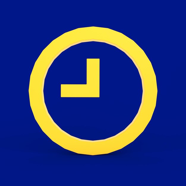 Clock Icon Front Side