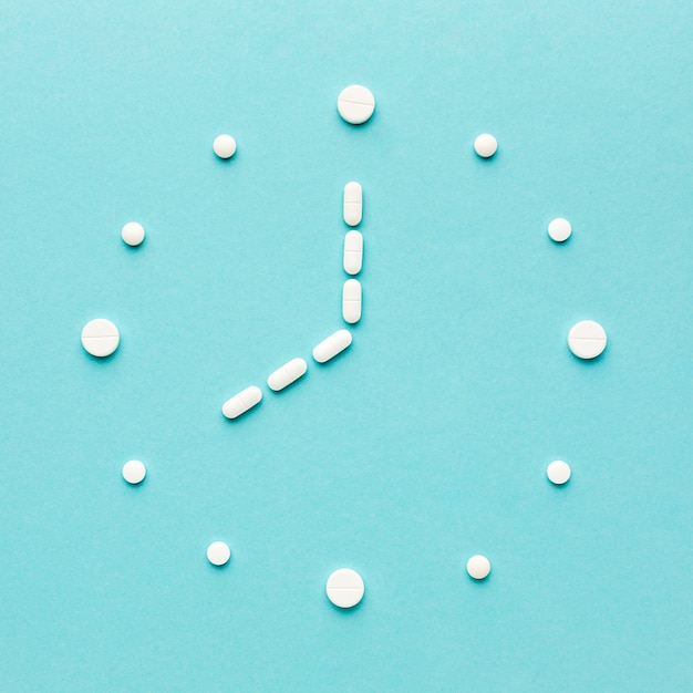 Clock shape of pills