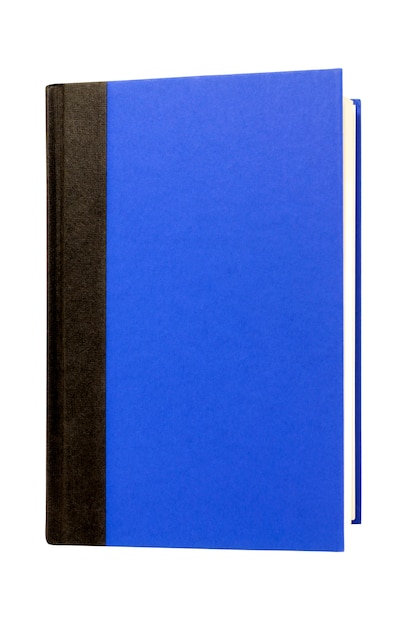 Close book with blue cover