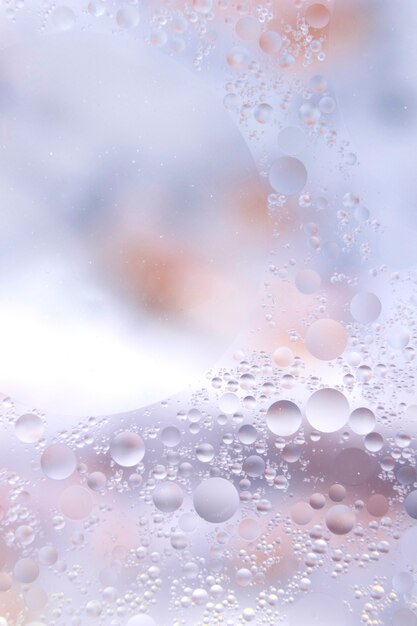Close-up of abstract bubbles background