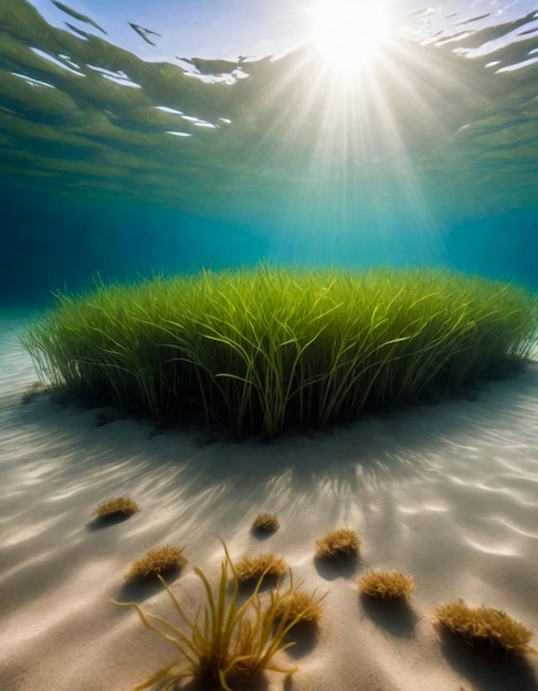 Free photo close up on algae in nature