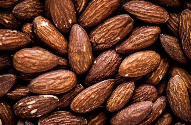 Free photo close up of almond texture