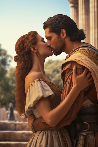 Близкий взгляд на древнегреческую пару