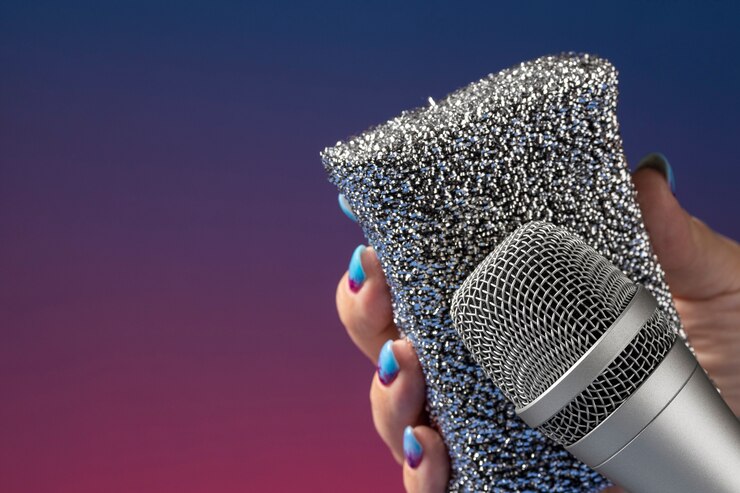 Free Photo close up on asmr recording