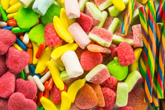 Close-up assorted sweets