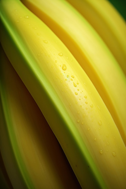 Close up on banana texture