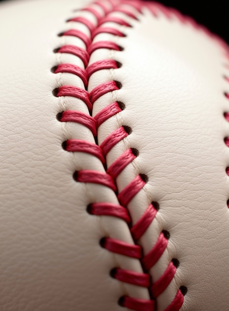 Foto gratuita close-up di una palla da baseball