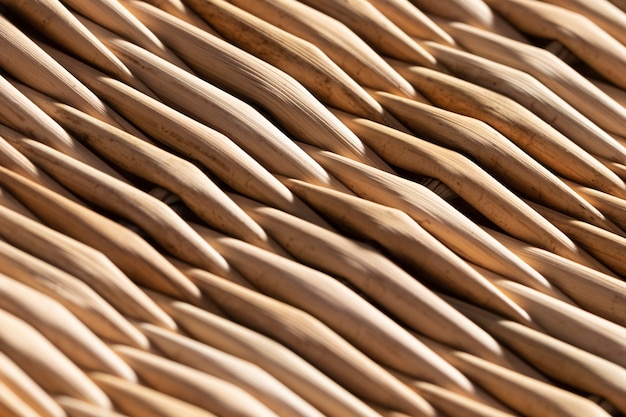 Close-up  basket details organic background