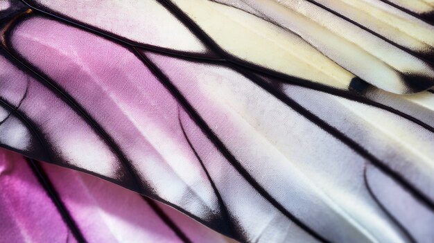 Close up beautiful butterfly wing