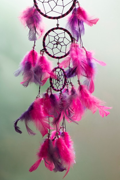 Close up on beautiful dreamcatcher