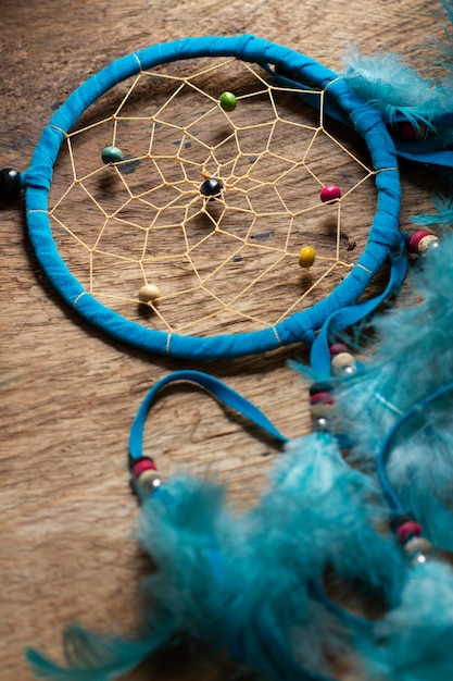 Close up on beautiful dreamcatcher