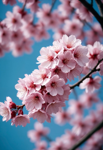 Free photo close up on beautiful flower in nature