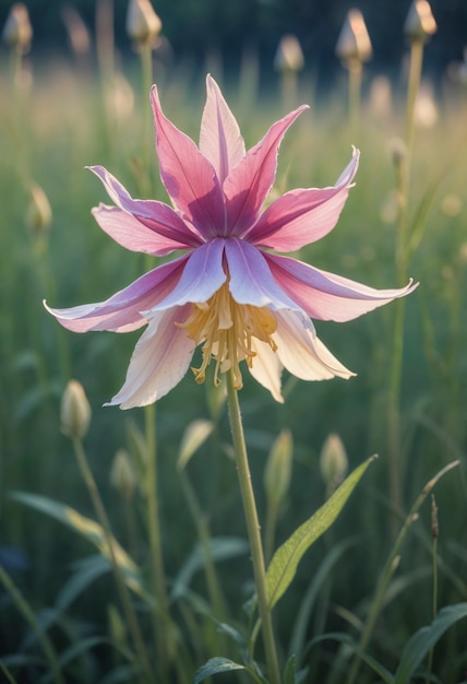 Free photo close up on beautiful flower