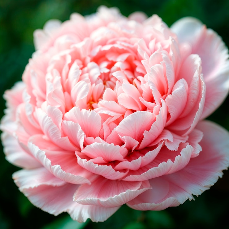 無料Photo 美しいピンクのピオニー花が満開しているクローズアップ