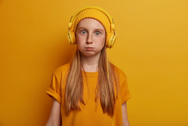 Close up on beautiful young girl isolated