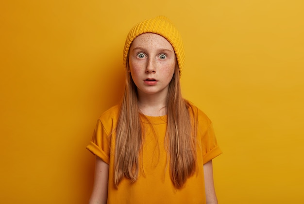 Close up on beautiful young girl isolated