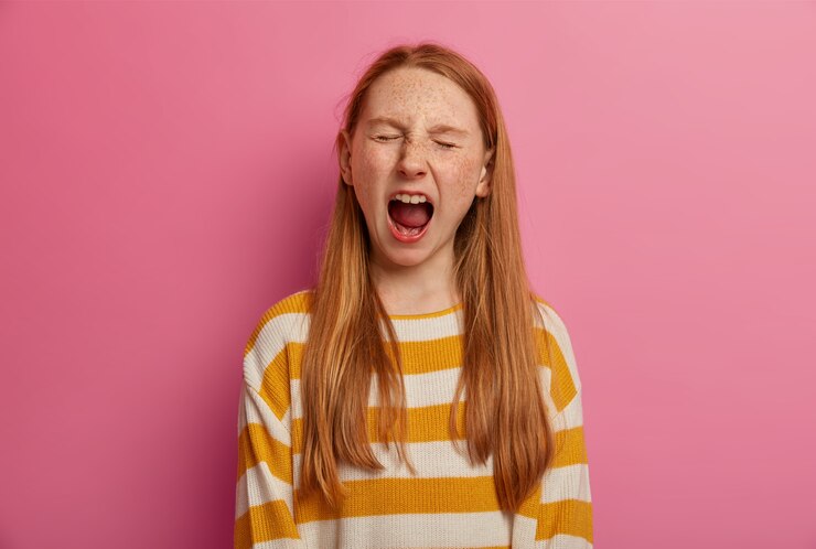 Free Photo close up on beautiful young girl isolated