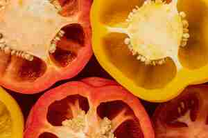 Free photo close-up of bell peppers