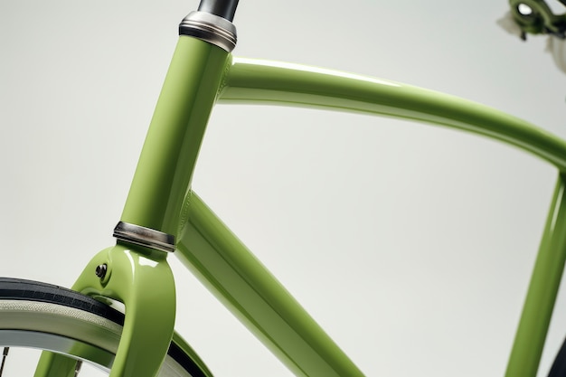 Close-up of bicycle details and parts