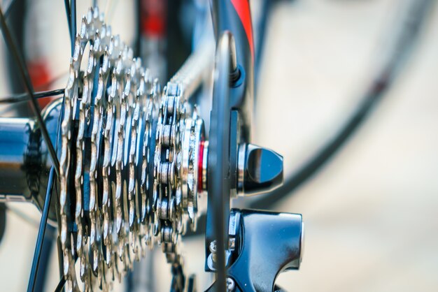 閉じる自転車ギアのアップ