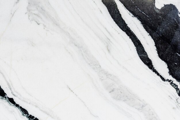 Close up of a black and white marble textured wall