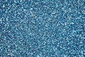 Free photo close up of blue glitter textured background