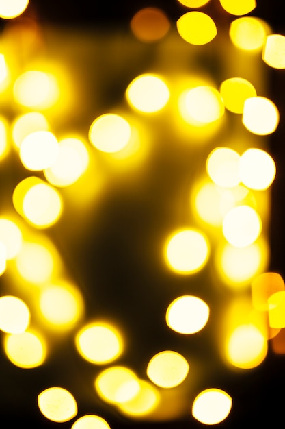 Free photo close-up blurred bright lights